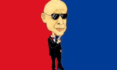 L'agente segreto Ballardini (caricatura di Simone Parisi)