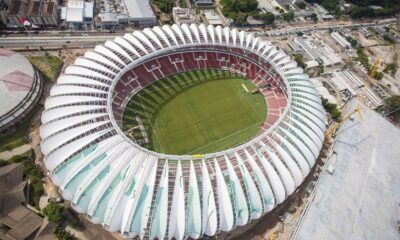Ammiriamo il monumentale Beira Rio di Porto Alegre.