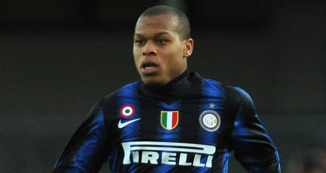 Biabiany con la maglia dell'Inter