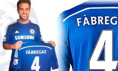 Fabregas ora con la maglia del Chelsea