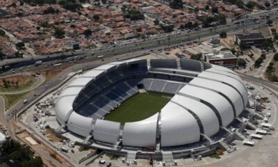 L'Arena das Dunas, sede di quattro incontri nei prossimi mondiali