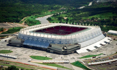 Vista dell'Itaipava Arena Pernambuco di Recife.