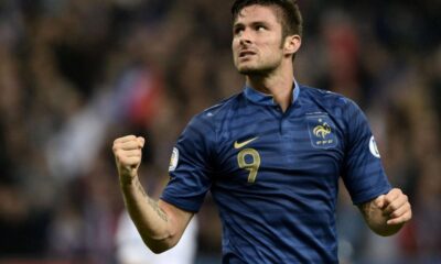 Giroud con la maglia della Francia