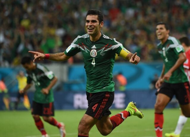 Il capitano del Messico Rafa Marquez.