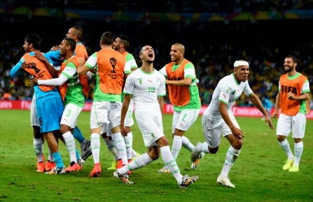 L'ALgeria in festa per il passaggio agli ottavi