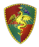 Palio: lo stemma della contrada del Drago