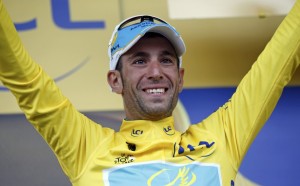 Vincenzo Nibali, leader della classifica generale del Tour de France
