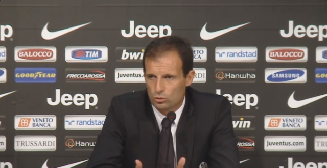 conferenza stampa allegri Milan Juventus