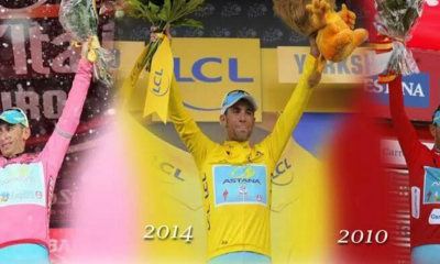 Il tris di Vincenzo Nibali, Giro, Vuelta e Tour
