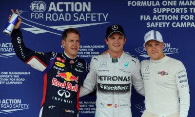 Rosberg,Vettel e Bottas
