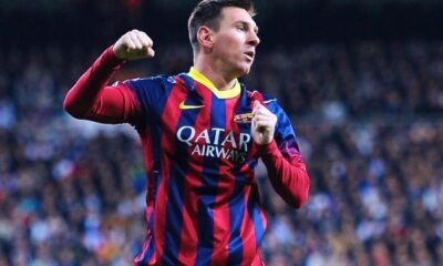 Lionel Messi ancora in gol in Champions League.