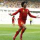 Fellaini, in gol agli ultimi Mondiali con il suo Belgio nella gara contro l'Algeria