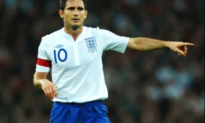 Frank Lampard con la maglia della nazionale inglese