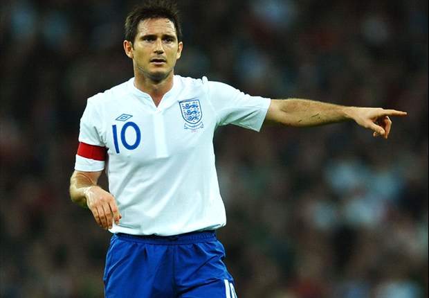 Frank Lampard con la maglia della nazionale inglese