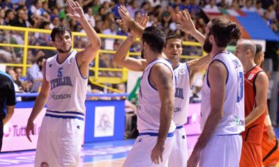 La Nazionale italiana di basket, impegnata nelle qualificazioni ad Euro2015