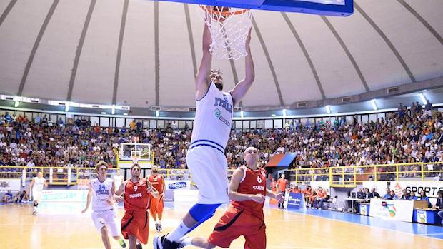 alessandro gentile dominatore contro la svizzera