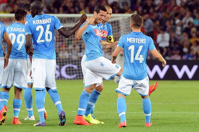 Il Napoli batte il Barcellona per 1-0 in amichevole
