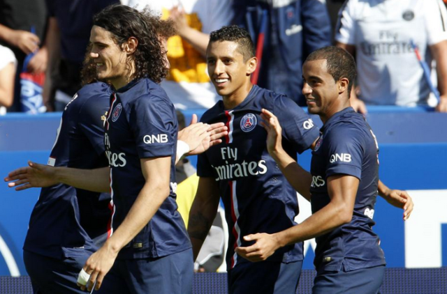 I campioni del PSG, squadra campione di Francia e tra le più forti d'Europa