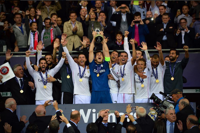 Il Real Madrid vince la Supercoppa europea