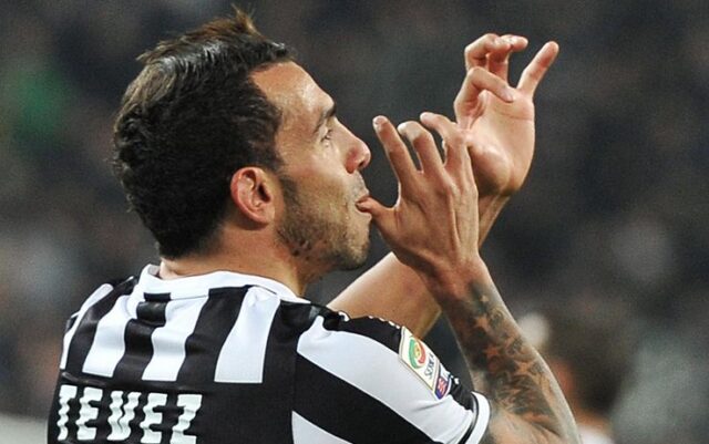 L'argentino Carlos Tevez, Juventus acquisto ideale per il fantacalcio 2014-2015