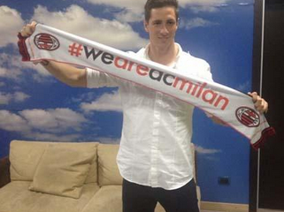 Fernando Torres guiderà l'attacco del Milan stasera contro l'Empoli