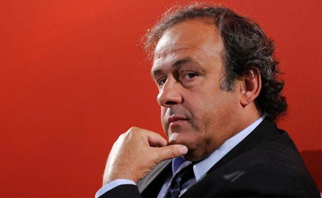 Michel Platini, ex campione della Juventus ed attuale Presidente della UEFA, ideatore e promotore del Fair Play Finanziario che colpirebbe l'Inter.