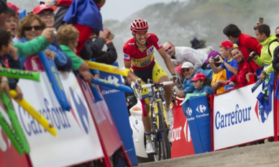 Alberto Contador, vincitore della sedicesima tappa della Vuelta