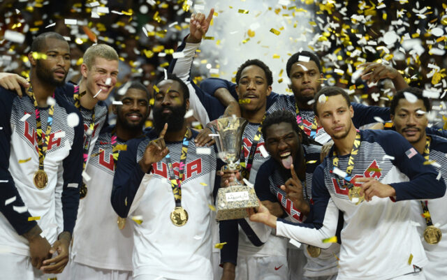 La nazionale americana vincitrice del Mondiale 2014