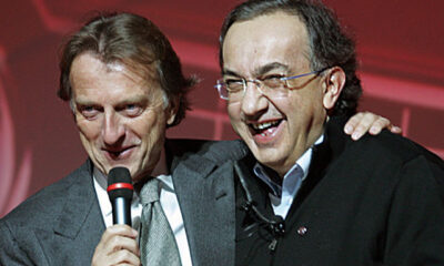 Luca Cordero di Montezemolo e Sergio Marchionne, vecchio e nuovo presidente della Ferrari