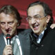 Luca Cordero di Montezemolo e Sergio Marchionne, vecchio e nuovo presidente della Ferrari