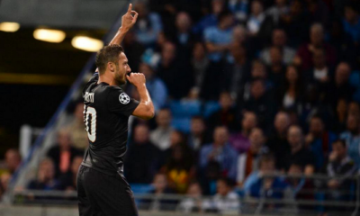 Totti a segno nell'1-1 al City