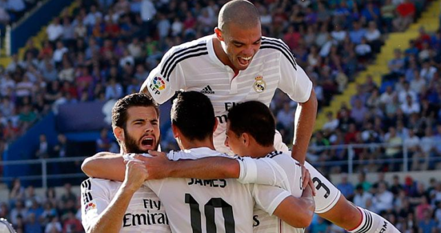 5-0 del Real Madrid a Levante