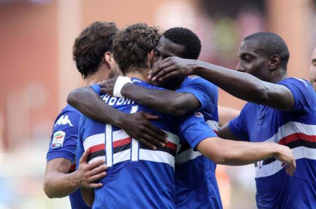 Sampdoria-Atalanta 1-0, Gabbiadini