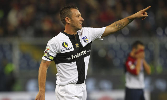 Antonio Cassano non è più un calciatore del Parma
