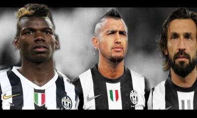 Pirlo Pogba Vidal Juve Juventus