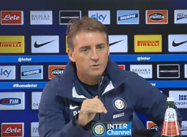 Verso Roma-Inter, Mancini in conferenza: "Grande rispetto per i giallorossi. Kovacic a disposizione"