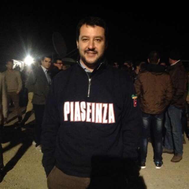 Matteo Salvini, segretario della Lega Nord
