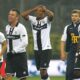La formazione del Parma incredula dopo il successo 2-0 contro l'Inter