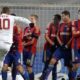 Il gol di Totti per il momentaneo vantaggio della Roma contro il CSKA Mosca