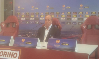 Ventura in conferenza prima della gara con il Brugge
