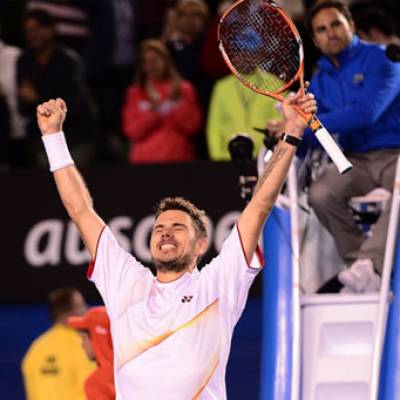 Stanislav Wawrinka, vincitore del primo incontro della finale di Coppa Davis