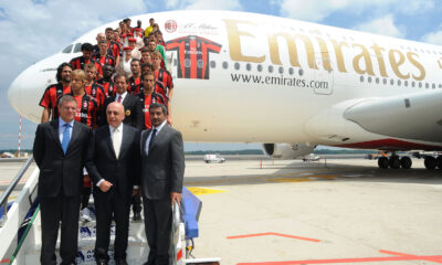 Continua la collaborazione tra il Milan e la compagnia aerea Fly Emirates