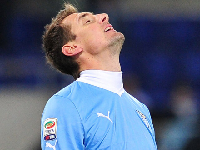 Klose, attaccante straordinario della Lazio di Pioli in quest'annata di Serie A