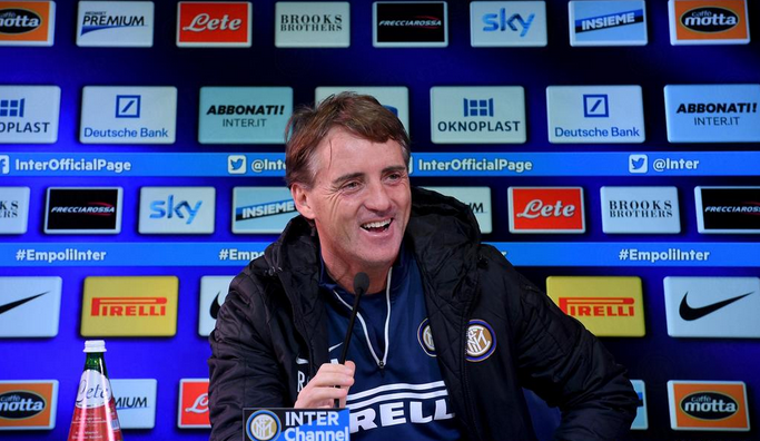 Inter, Mancini in conferenza stampa