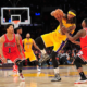 Jordan Hill in azione contro i Bulls nella notte Nba