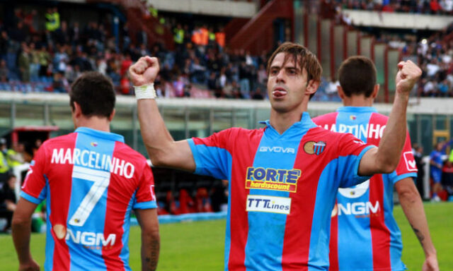 Emanuele Calaiò, attaccante del Catania