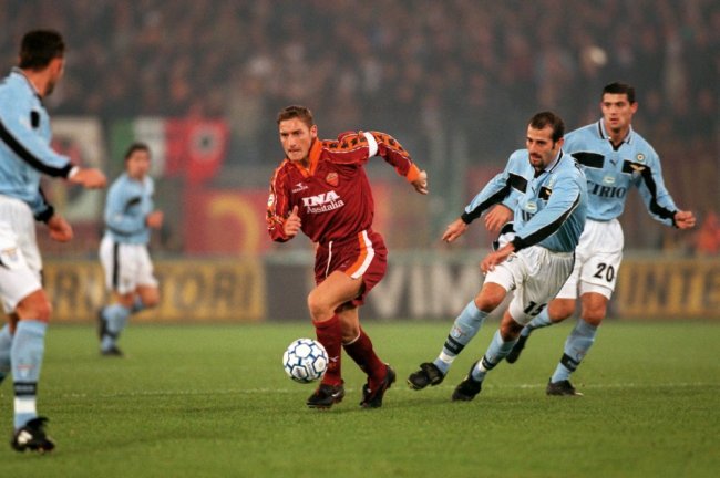 Roma-Lazio ed il primo gol di Totti in un derby