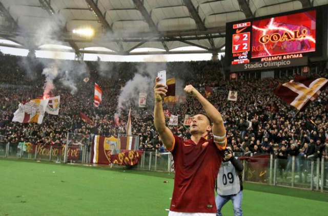 Francesco Totti, dieci reti nella scorsa stagione tra campionato e coppe