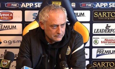 Il collaboratore tecnico Enrico Nicolini ha sostituito Andrea Mandorlini in conferenza stampa