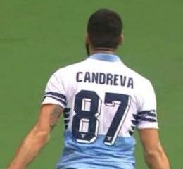 Candreva gol Lazio-Palermo.